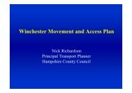 Winchester Movement and Access Plan - IAPSC