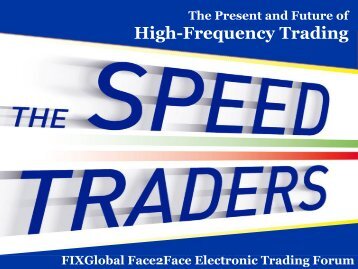 The Present And Future Of High-Frequency Trading - Plus Concepts