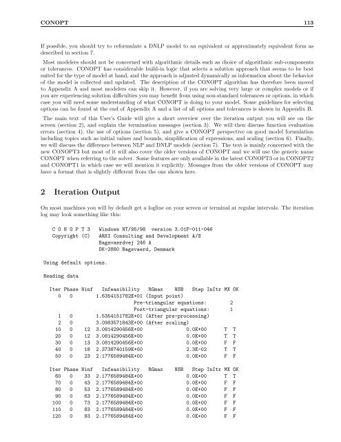 GAMS â The Solver Manuals - Available Software