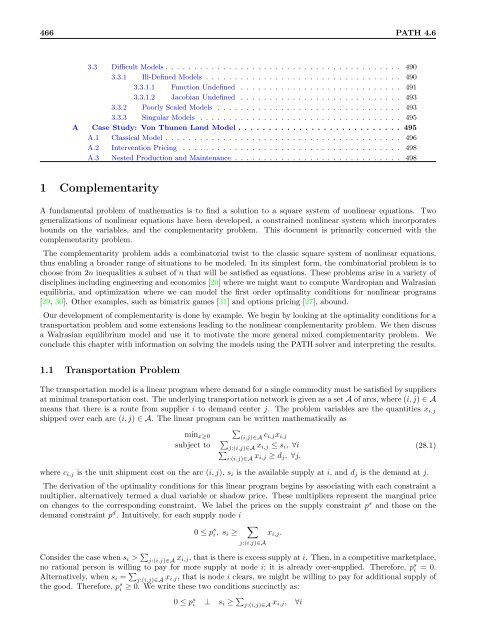 GAMS â The Solver Manuals - Available Software