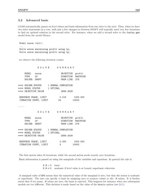 GAMS â The Solver Manuals - Available Software