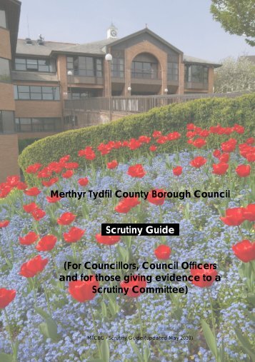 Scrutiny Good Practice Guide - Merthyr Tydfil County Borough Council
