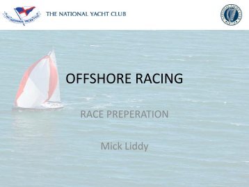 Mick Liddy OFFSHORE RACING - ISORA