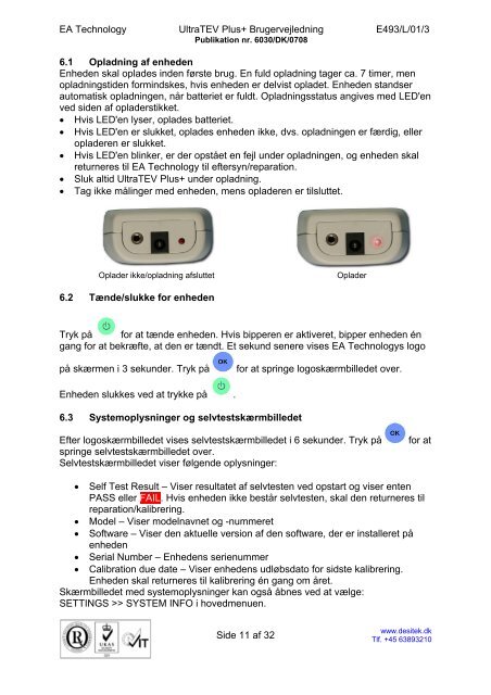 UltraTEV Plus+ Brugervejledning - DESITEK A/S