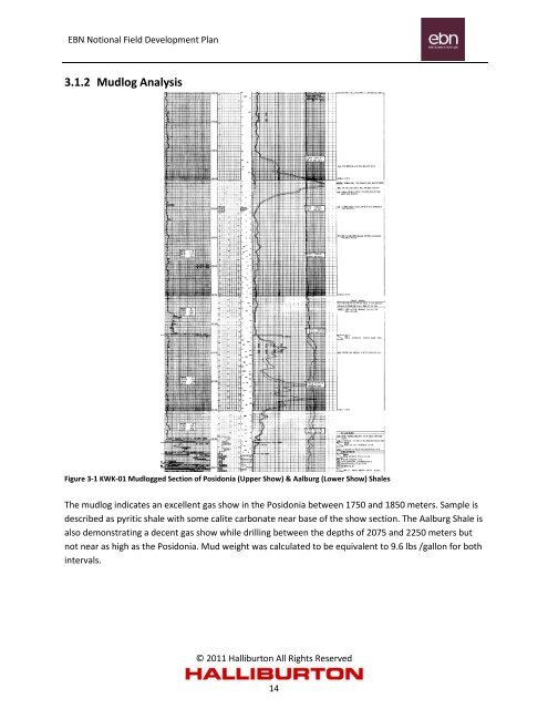 Notional Field Development Final Report - EBN