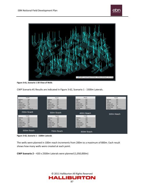 Notional Field Development Final Report - EBN