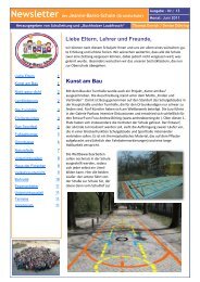Newsletter 13 (pdf) - Jeanne-Barez-Schule