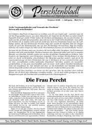 Die Frau Percht - Perchten Kirchseeon