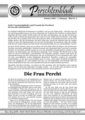 Die Frau Percht - Perchten Kirchseeon