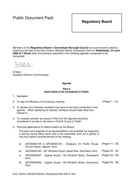 Public reports pack PDF 9 MB - Gravesham Borough Council