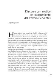 Discurso con motivo del otorgamiento del Premio Cervantes - Cebela