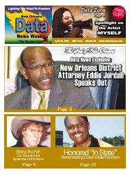New Orleans District Attorney Eddie Jordan Speaks Out