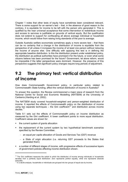 Garnaut Fitzgerald Review of Commonwealth-State Funding