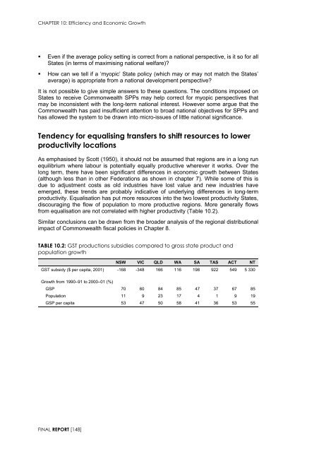 Garnaut Fitzgerald Review of Commonwealth-State Funding