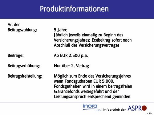 Die Vorteile eines Garantieproduktes - WMD Brokerchannel