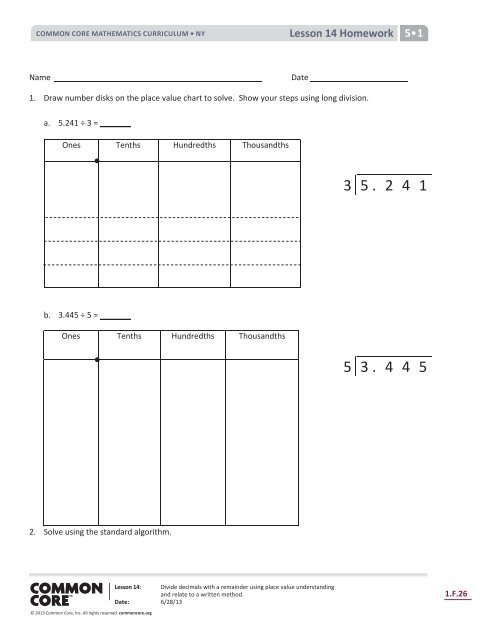 Drawing Disks On Place Value Chart