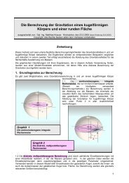 Die Berechnung der Gravitation eines ... - Dunkle-Materie.