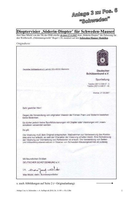 DSB-Regel 1.58 - Allgemeine SchÃ¼tzengesellschaft Euskirchen