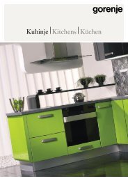 Katalog NO - Kuhinje 2007 - A4.indd - Gorenje
