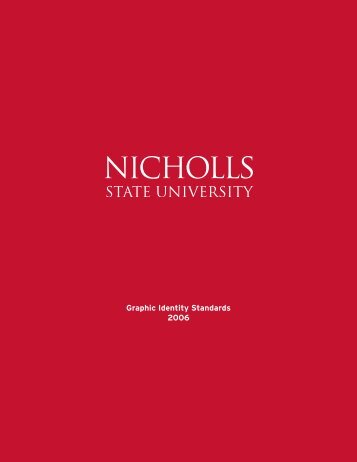 Graphic Identity Standards (PDF) - Nicholls State University