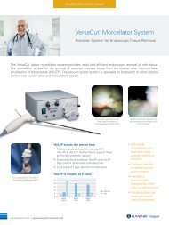 VersaCutâ¢ Morcellator System - Lumenis Surgical