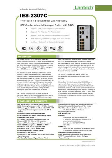 IES-2307C - Lantech Communications Global Inc