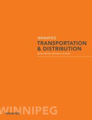 transportation & distribution - Economic Development Winnipeg