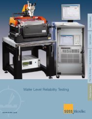 Wafer Level Reliability Testing