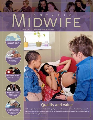 Spring 2013 - Ontario Midwives