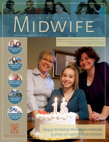 Winter 2009 - Association of Ontario Midwives