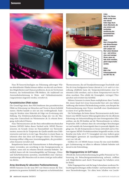 PDF-Ausgabe herunterladen (32.6 MB) - elektronik industrie