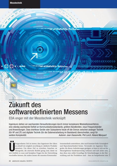 PDF-Ausgabe herunterladen (32.6 MB) - elektronik industrie