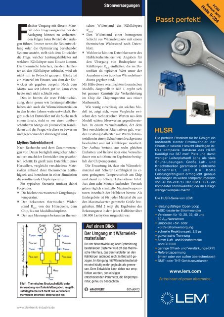 PDF-Ausgabe herunterladen (32.6 MB) - elektronik industrie