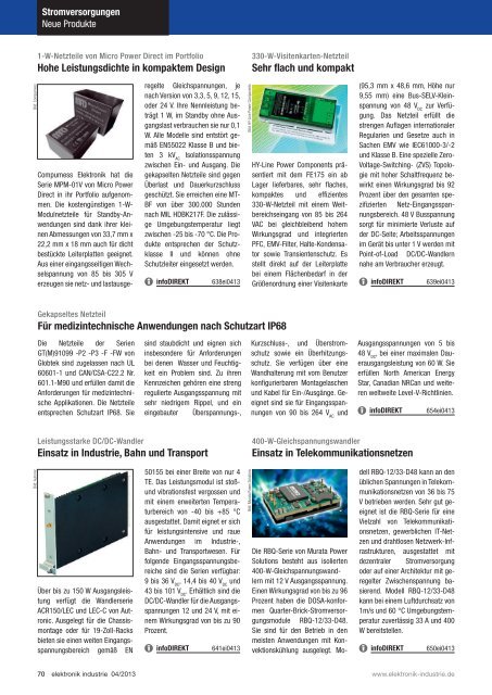 PDF-Ausgabe herunterladen (32.6 MB) - elektronik industrie