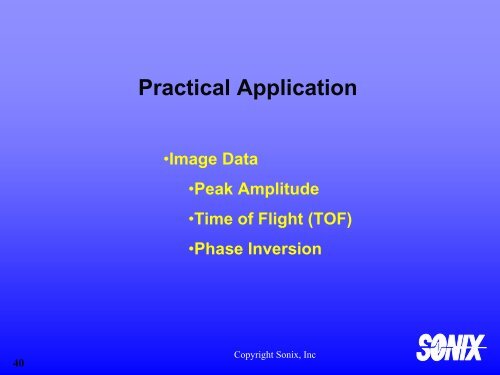 ABC's of Ultrasonics