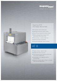 Supervac AT 8 Hot Water Shrink Tank - Columbit