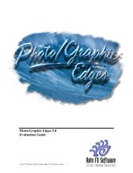 Photo/Graphic Edges 5.0 Evaluation Guide - Auto FX Software