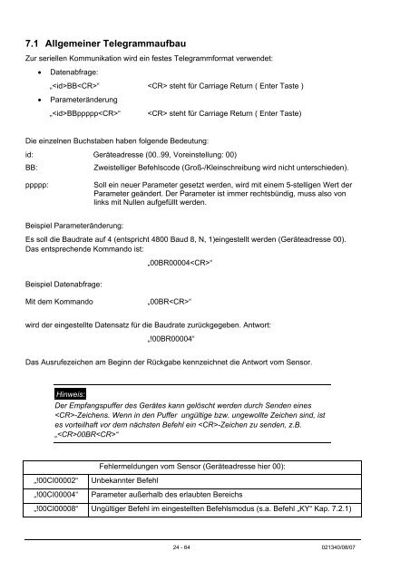 3 Funktionsweise des Laser-Niederschlags-Monitor