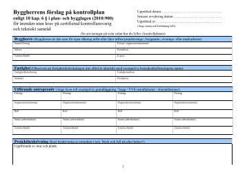 Kontrollplan för murar och plank - Sollentuna kommun