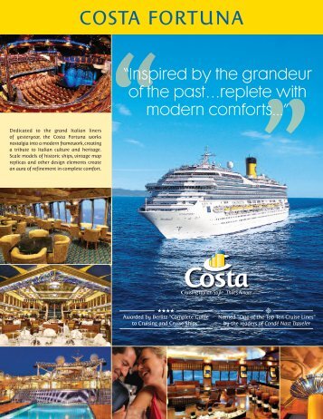 View Deck Plans for Costa Fortuna