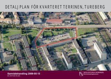 detaljplan för kvarteret terrinen, tureberg - Sollentuna kommun