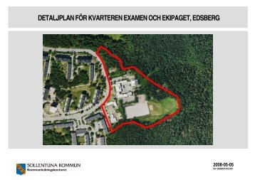 Planbeskrivning - Sollentuna kommun