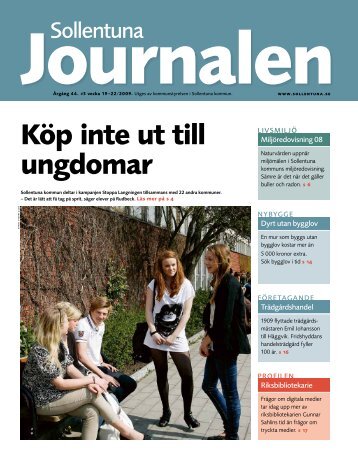 Sollentunajournalen nr 3 2009 - Sollentuna kommun