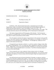 MEMORANDUM FOR: All HUD Employees FROM - Federal News ...