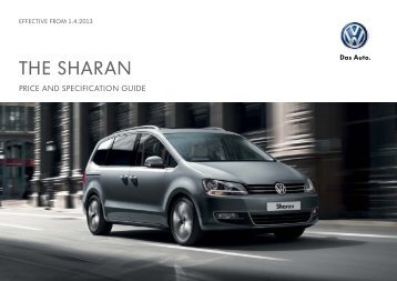 Sharan price list - Volkswagen UK