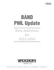 New Additions - Pender's Music Company