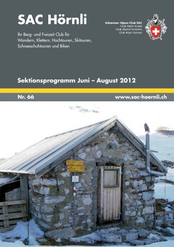 SAC-Hörnli Bulletin Nr. 66 - SAC Sektion Hörnli