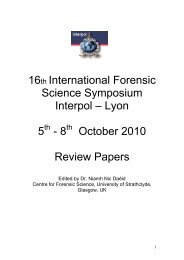 Examination of Firearms Review: 2007 to 2010 - Interpol