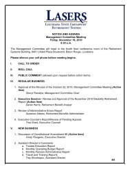 NOTICE AND AGENDA Management Committee Meeting Friday ...