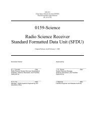 0159-Science Radio Science Receiver Standard Formatted Data Unit